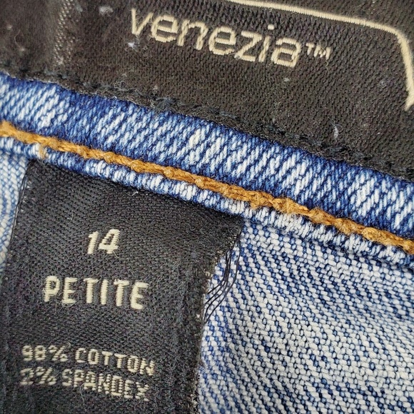 Venezia Blue Jean's size 14 blue Regular Straight - Picture 6 of 6